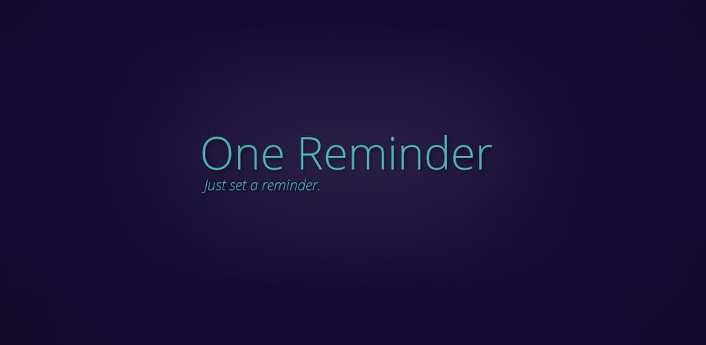 One Reminder cover art